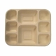 Biodegradable Compartments meal plate-500 Pcs