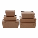 PE Takeway Kraft Box -100 Pcs